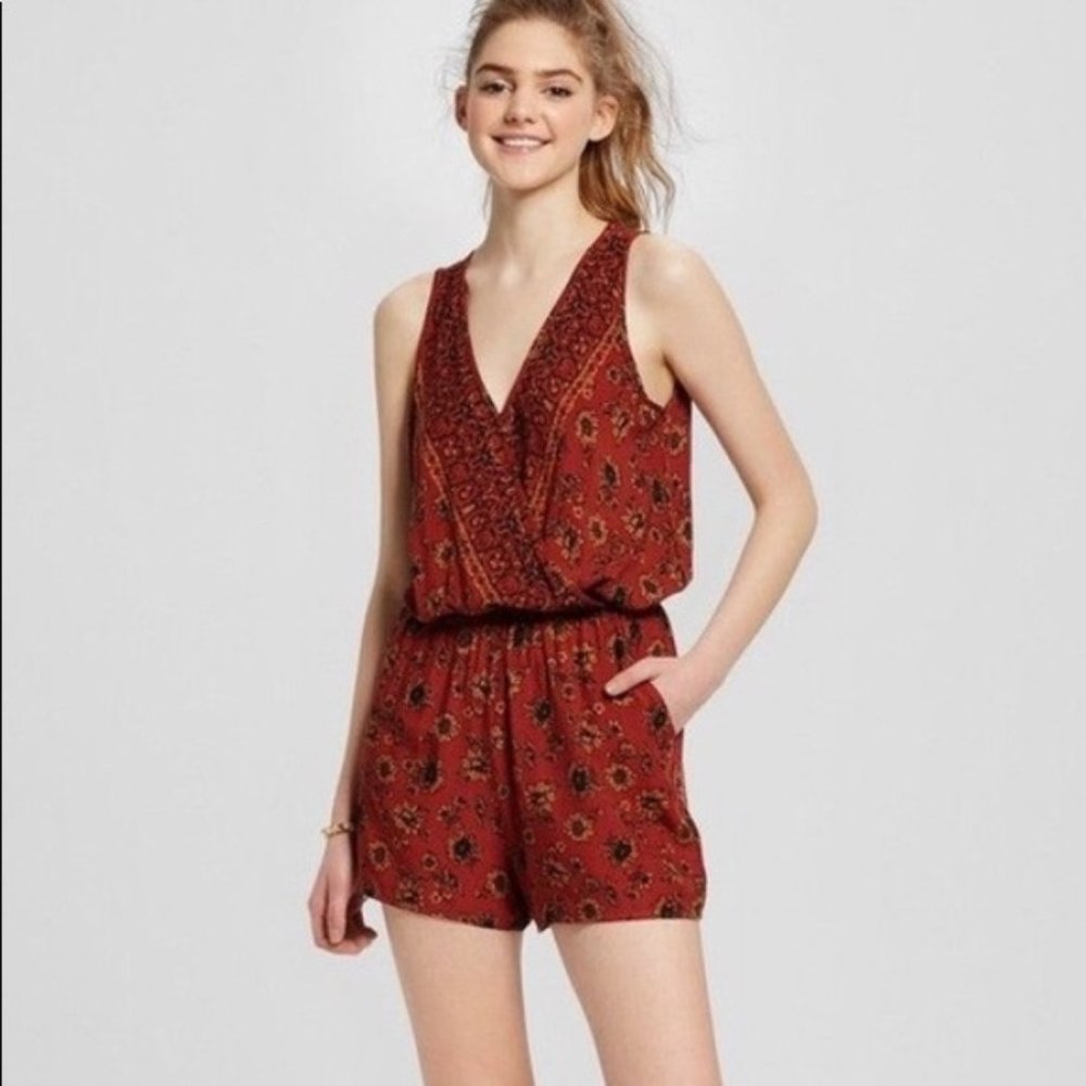 Mossimo Floral Romper